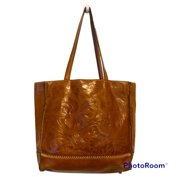 Patricia Nash Handbags - Patricia Nash Tooled Leather Shoulder Bag